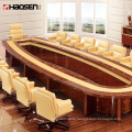 Luxury office boardroom wood furniture Boss manager Negotiating tables Big meeting conference room table